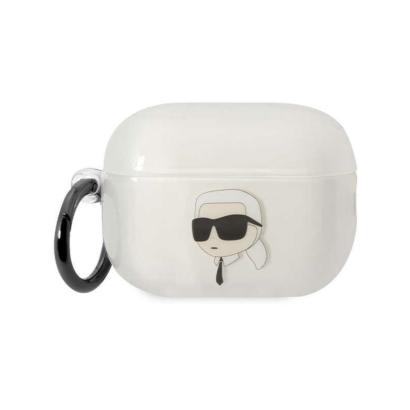 Pouzdro Karl Lagerfeld KLAP2HNIKTCT pro AirPods Pro 2 - transparentní