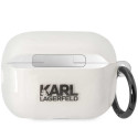 Pouzdro Karl Lagerfeld KLAP2HNIKTCT pro AirPods Pro 2 - transparentní