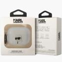 Pouzdro Karl Lagerfeld KLAP2HNIKTCT pro AirPods Pro 2 - transparentní