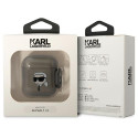 Pouzdro Karl Lagerfeld KLA2HNIKTCK pro AirPods 1/2 – černá