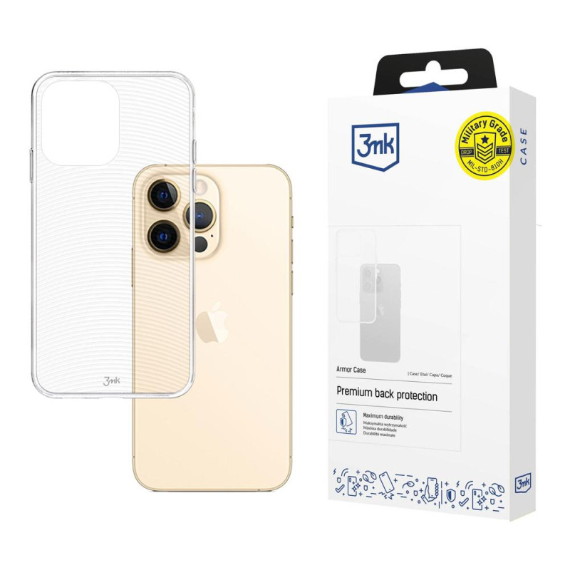 Kryt 3mk ARMOR CASE pro iPhone 13 Pro - transparent