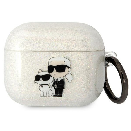 Pouzdro Karl Lagerfeld KLA3HNKCTGT pro AirPods 3 - transparent