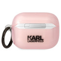 Kryt Karl Lagerfeld CHOUPETTE pro AirPods Pro - růžová
