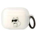 Pouzdro Karl Lagerfeld CHOUPETTE pro AirPods Pro - transparentní
