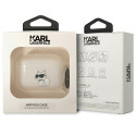 Pouzdro Karl Lagerfeld CHOUPETTE pro AirPods Pro - transparentní