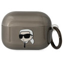 Kryt Karl Lagerfeld KLAPHNIKTCK pro AirPods Pro - černá