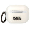 Pouzdro Karl Lagerfeld KLAPHNIKTCT pro AirPods Pro – transparentní