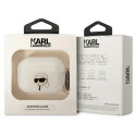 Pouzdro Karl Lagerfeld KLAPHNIKTCT pro AirPods Pro – transparentní