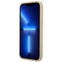 Kryt Guess Saffiano Triangle Logo pro iPhone 13 Pro - béžový