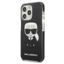 Kryt Karl Lagerfeld ICONIK KARL pro iPhone 13 Pro - černý