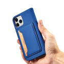 Magnetické pouzdro Hurtel iPhone 12 - modré