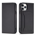 Hurtel Magnet Card Case pro iPhone 12 Pro – černá