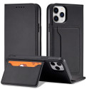 Hurtel Magnet Card Case pro iPhone 12 Pro – černá