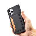 Hurtel Magnet Card Case pro iPhone 12 Pro – černá
