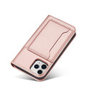 Hurtel magnetické pouzdro pro iPhone 12 Pro – růžové