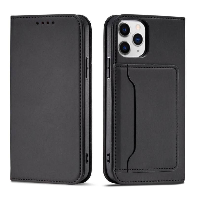 Pouzdro Hurtel Magnet Card Case pro iPhone 12 Pro Max - černé