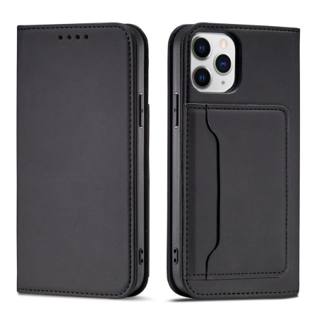 Hurtel Magnet Card Case iPhone 12 Pro Max – černé