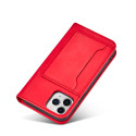 Pouzdro Hurtel Magnet Card Case iPhone 12 Pro Max - červené
