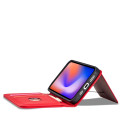 Pouzdro Hurtel Magnet Card Case iPhone 12 Pro Max - červené