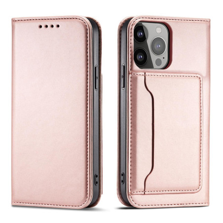 Pouzdro Hurtel pro iPhone 13 Pro - růžová