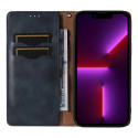 Pouzdro Hurtel Magnet Strap Case iPhone 12 Pro - modrá