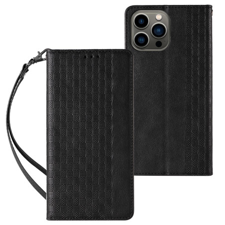 Hurtel Magnet Strap Case iPhone 12 Pro Max – černé