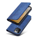 Pouzdro Hurtel Magnet Fancy Case iPhone 12 Pro Max - modrá