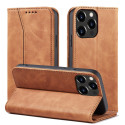 Hurtel Magnet Fancy Case iPhone 13 Pro Max – hnědá