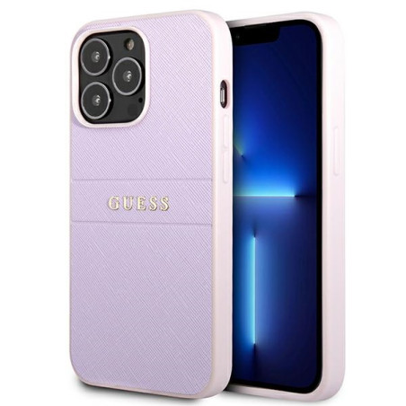 Kryt Guess GUHCP13LPSASBPU iPhone 13 Pro fialová