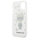 Kryt Karl Lagerfeld IKONIK Karl pro iPhone 13 mini - transparentní