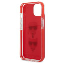 Kryt Karl Lagerfeld Karl&Choupette Head pro iPhone 13 mini - červený