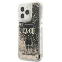 Kryt Karl Lagerfeld Liquid Glitter Gatsby iPhone 13 Pro Max - černý