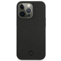 Kryt Mercedes MESHTED METAL LOGO pro iPhone 13 Pro / 13 - černý