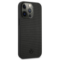 Kryt Mercedes MESHTED METAL LOGO pro iPhone 13 Pro / 13 - černý