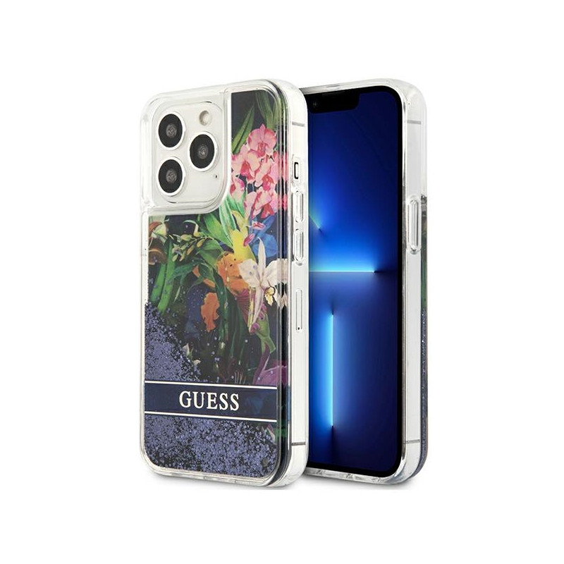Kryt Guess GUHCP13LLFLSB pro iPhone 13 Pro / 13 6.1" - modrý