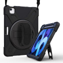 ESTUFF Austin Defender Ultra odolný obal s popruhem pro iPad Air 10,9" (4/5 gen.) a iPad Pro 11" (2018/20/22), černý