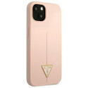 Kryt Guess Silicone Triangle pro iPhone 13 mini - růžový