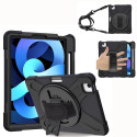 ESTUFF Austin Defender Ultra odolný obal s popruhem pro iPad Air 10,9" (4/5 gen.) a iPad Pro 11" (2018/20/22), černý