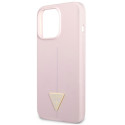 Kryt Guess SILICONE TRIANGLE iPhone 13 Pro Max fialová