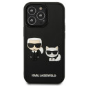 Kryt Karl Lagerfeld IKONIK 3D pro iPhone 13 Pro - černá