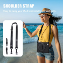 ESTUFF Austin Defender Ultra odolný obal s popruhem pro iPad Air 10,9" (4/5 gen.) a iPad Pro 11" (2018/20/22), černý