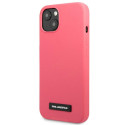 Kryt Karl Lagerfeld SILICONE PLAQUE iPhone 13 - fuchsiová