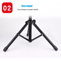 AG PREMIUM Teleskopický kovový stativ/tripod pro tablet (8-11"), černý