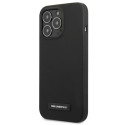 Kryt Karl Lagerfeld SILICONE PLAQUE pro iPhone 13 Pro Max - černý