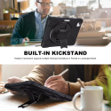 ESTUFF Austin Defender Ultra odolný obal s popruhem pro iPad Air 10,9" (4/5 gen.) a iPad Pro 11" (2018/20/22), černý