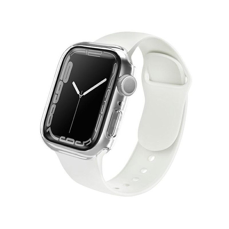 Kryt UNIQ LEGION CASE pro Apple Watch Series 7/8/9 41mm - clear