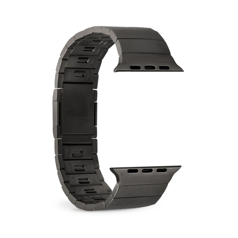 Řemínek Puro TITAN pro Apple Watch 42/44/45/49mm - černý