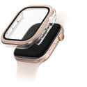Pouzdro UNIQ Voute Tempered Glass pro Apple Watch 10 46mm – rose gol