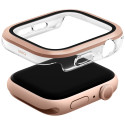 Pouzdro UNIQ Voute Tempered Glass pro Apple Watch 10 46mm – rose gol