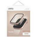 Pouzdro UNIQ Voute Tempered Glass pro Apple Watch 10 46mm – rose gol